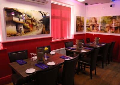 Dinning area at the Spice Merchant