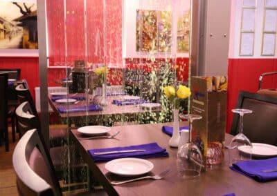 Dinning area at the Spice Merchant