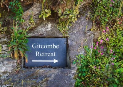 Gitcombe Retreat Sign